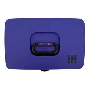 Vintage Caboodles jewelry‎ case # 2420 Purple Cosmetic Makeup Organizer Storage